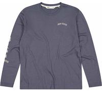 Mons Royale - Lightweight organic cotton and merino T-shirt - Yonder M Merino Organic Cotton Long Sleeve Vintage Black for Men in Wool - Size L Black L
