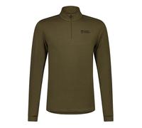 Mons Royale | Men's Cascade Merino 1/4 Zip | LS | Dark Olive | WildBounds Large