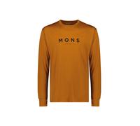 Mons Royale Mens Yotei Classic Long Sleeve Tan S