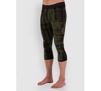 Mons Royale Merino Cascade Flex 200 3/4 Base Layer Botto olive tie dye XXXL