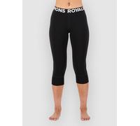Mons Royale Merino Cascade Flex 3/4 Legging Base Layer B black XXL