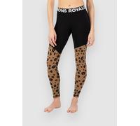 Mons Royale Merino Cascade Flex Legging Base Layer Botto aoraki lily toffee M