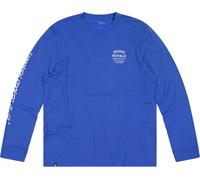 Mons Royale - Merino wool T-shirt - Icon Merino LS M Ultramarine for Men in Wool - Size L - Blue Blue L