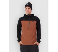 Mons Royale Offgrid Merino 1/2 Half-Zip Fleece Sweater black L