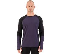 Mons Royale Olympus LS Merino Wool Top, S Black/9 Iron