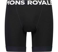 Mons Royale - Padded merino MTB base layer - M Epic Merino Bike Liner Black for Men in Wool - Size XL Black XL
