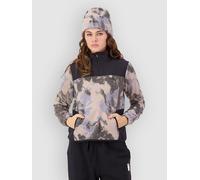 Mons Royale Pileup Wool 1/4 Half-Zip Fleece Sweater mtn camo moonstone M