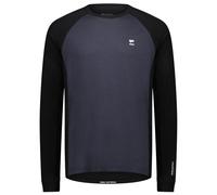 Mons Royale - Tarn Merino L/S - Merino longsleeve size M, blue/black