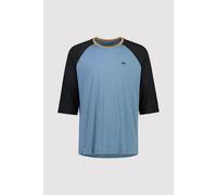 Mons Royale Tarn Merino Shift 3/4 Jersey Blue Slate/Black