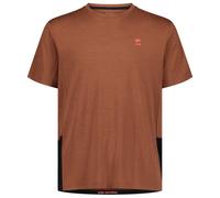 Mons Royale - Tarn Merino Shift T-Shirt - Cycling jersey size L, brown