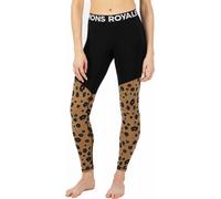 Mons Royale - Technicality Legging in Merino wool - Cascade W Merino Base Layer Legging Aoraki Lily Toffee for Women in Wool - Size M - Brown Brown M