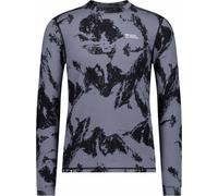 Mons Royale - Technicality Merino wool Layer - Cascade M Merino Base Layer Long Sleeve Mtn Pixel Grey for Men in Wool - Size L Grey L