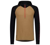 Mons Royale - Temple Merino Air-Con Hood - Merino shirt size XL, black