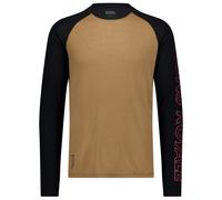 Mons Royale - Temple Tech L/S - Merino base layer size L, brown