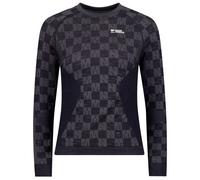 Mons Royale - Women's Ascender Merino Seamless L/S - Merino base layer size L, grey/blue