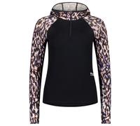 Mons Royale - Women's Bella Merino Long Sleeve Hood - Merino base layer size XS, black