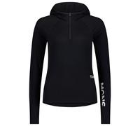 Mons Royale - Women's Bella Merino Long Sleeve Hood - Merino base layer size XS, black