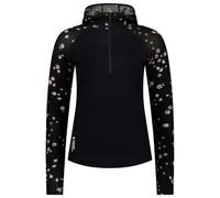 Mons Royale - Technicality Merino wool Layer - Bella W Merino Long Sleeve Hood Black Daisy for Women in Wool - Size S Black S