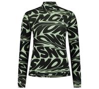 Mons Royale - Women's Cascade Merino Base Layer Mock Neck L/S - Merino base layer size M, black