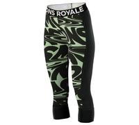 Mons Royale - Women's Cascade Merino Flex 200 3/4 Legging - Merino base layer size M, black