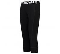 Mons Royale - Women's Cascade Merino Flex 200 3/4 Legging - Merino base layer size M, black