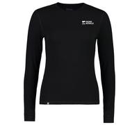 Mons Royale - Women's Cascade Merino Flex 200 L/S - Merino base layer size L, black