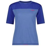Mons Royale - Women's Diversion Merino Bike Jersey S/S - Cycling jersey size XL, blue