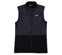 Mons Royale - Women's Diversion Merino Wind Vest - Cycling vest size M, black/blue
