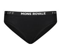 Mons Royale - Women's Folo Merino Briefs - Merino base layer size L, black