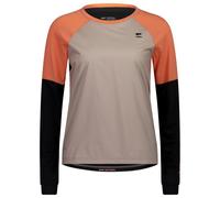 Mons Royale - Women's Tarn Merino Bike Wind Jersey - Cycling jersey size S, brown