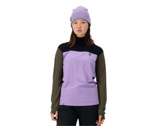 Mons Royale Womens Yotei BF High Neck Merino Wool Snowboard & Ski Baselayer