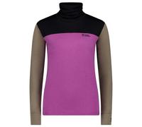 Mons Royale - Women's Yotei Merino High Neck L/S - Merino base layer size XS, purple