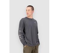 Mons Royale - Lightweight organic cotton and merino T-shirt - Yonder M Merino Organic Cotton Long Sleeve Vintage Black for Men in Wool - Size M Black M