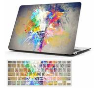 MonsDirect Compatible with MacBook Pro 13 inch Case, M1 A2338 A2289 A2251 A2159 A1989 A1706 2016-2020 Release Pro 13 Hard Plastic Case & Keyboard Cover for New Pro 13 with Touch Bar, Creative Lamp