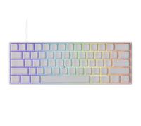 MONSGEEK FUN60 Pro Rapid Trigger Gaming Keyboard 16k Scan Rate SP Magnetic Switch HE Keyboard Wired 60% White Shine-Through (Glare Magnetic Switch)
