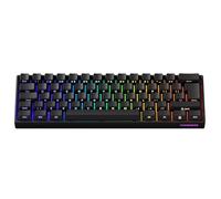 MONSGEEK Fun60 Pro Rapid Trigger keyboard, 0.01mm RT accuracy, 8000Hz, wired RGB 60% gaming keyboard with Magnetic Switches, for PC/Mac (black, ISO layout)