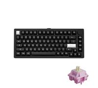 MONSGEEK M1 V5 VIA Aluminum Mechanical Keyboard 75% Quick Release Gaming Keyboard with Knob 8000 mAh RGB Hot-swappable Pre-lubed Creamy Purple Switch