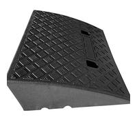 monshop Kerb Ramps - Curb Ramps, Plastic Threshold Ramps For About 17-20cm Height Steps, Portable Lightweight Door Ramp Outside For Wheelchairs, For Car Trailer Truck Motorcycle (50x40x17cm)