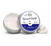 Monsieur BARBIER BETTER-SHAVE Shaving Soap for Men 150 ml | Creamy, pearly lather guards against razor fire. Arnica, ginger, cypress. Dry, sensitive skin, hard beards.