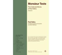 Monsieur Teste : The Collected Works of Paul Valery, Volume 6