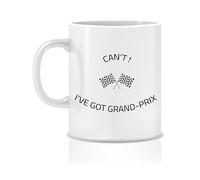 Monsieur Trendy - Can't - I 've Got Grand-Prix - Mug for Formula 1 Fans - Gift (Flags)