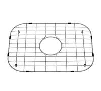 MONSINTA Kitchen Sink Grid and Sink Protector, Stainless Steel Sink Grids 18-1/2" x 13-3/8" with Center Drain for Single Sink Bowl, Sinka Bottom Grid, Sinks Grate
