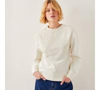 Monsoon Abi Applique Sweatshirt Jumper NEUTRAL 2XL