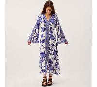 Monsoon Beach Gloria Dress BLUE PRINT MEDIUM