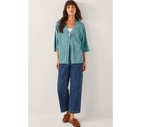 Monsoon Beth Single Button Cardigan Green In Aqua Aqua