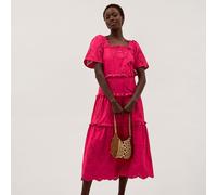 Monsoon Brooke Cutwork Dress PINK SIZE 10