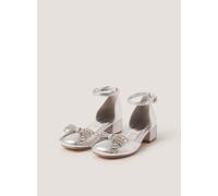 MONSOON Closed Toe Bow Metallic Heels 6