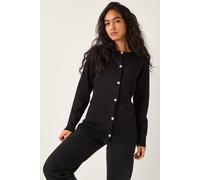 Monsoon Coleen Plain Cardigan Black Black XXL