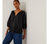 Monsoon Esme Embellished Top BLACK LARGE