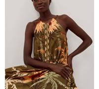 Monsoon Fallon Print Dress KHAKI 2XL
